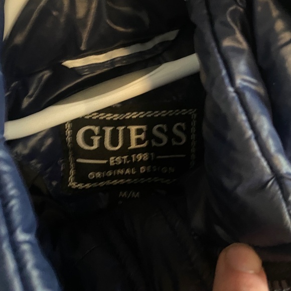 Navy Puffer jacket - Picture 3 of 5